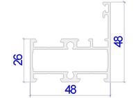 Алюминиевые профили Alutech C48