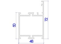 Алюминиевые профили Alutech C48