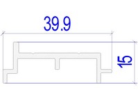 Алюминиевые профили Alutech C48