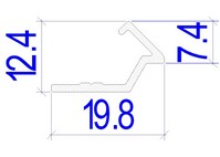 Алюминиевые профили Alutech C48