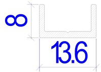 Алюминиевые профили Alutech C48