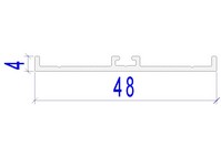 Алюминиевые профили Alutech C48