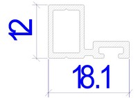 Алюминиевые профили Alutech C48