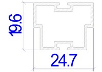 Алюминиевые профили Alutech C48