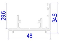 Алюминиевые профили Alutech C48