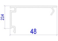 Алюминиевые профили Alutech C48