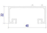 Алюминиевые профили Alutech C48