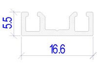 Алюминиевые профили Alutech C48