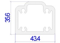 Алюминиевые профили Alutech C48